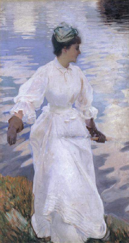 Lady Fishing Mrs Ormond, John Singer Sargent